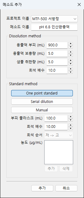 Registering test conditions